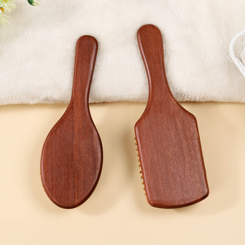 Natural Ebony Balloon Meridian Massage Comb
