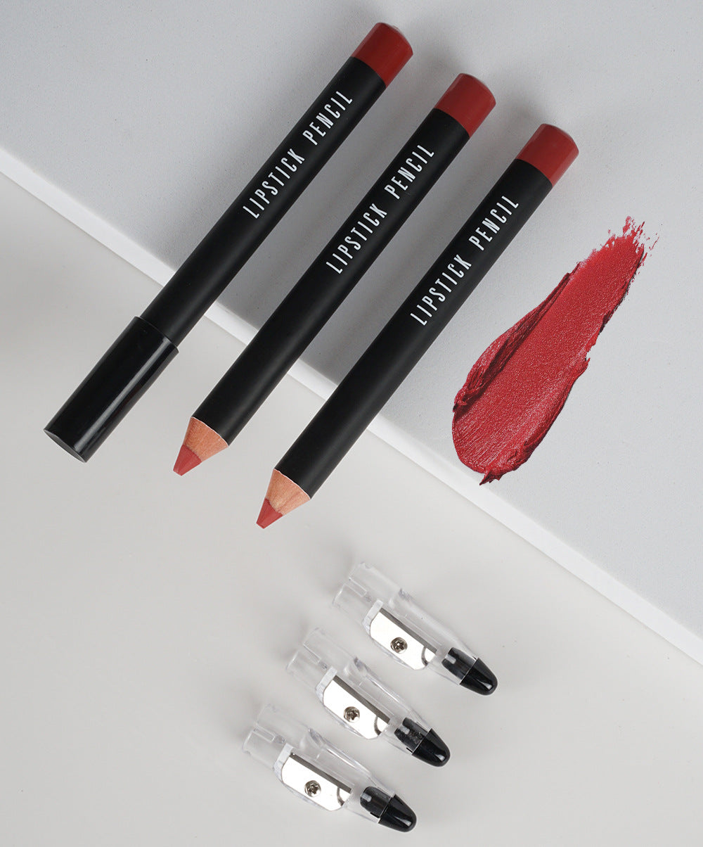 No Stain On Cup 12cm Thick Wooden Rod Lipstick