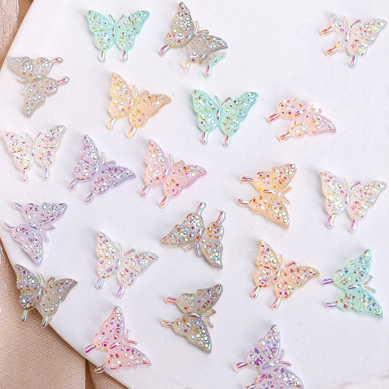 Aurora Butterfly Nail Accessories