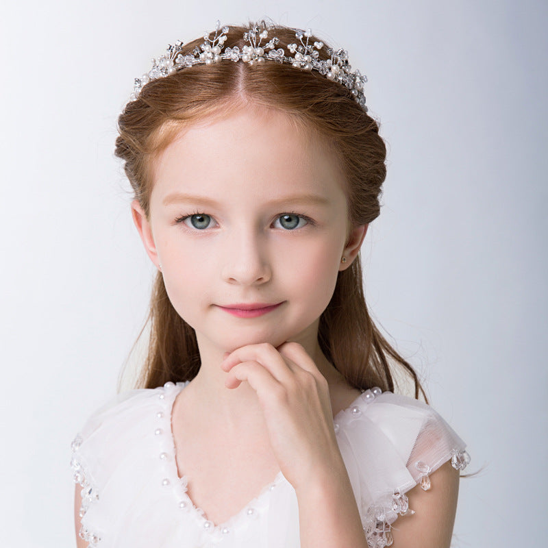 Wedding Flower Girl And Bridesmaid Hair Accessories Bride's Headdress