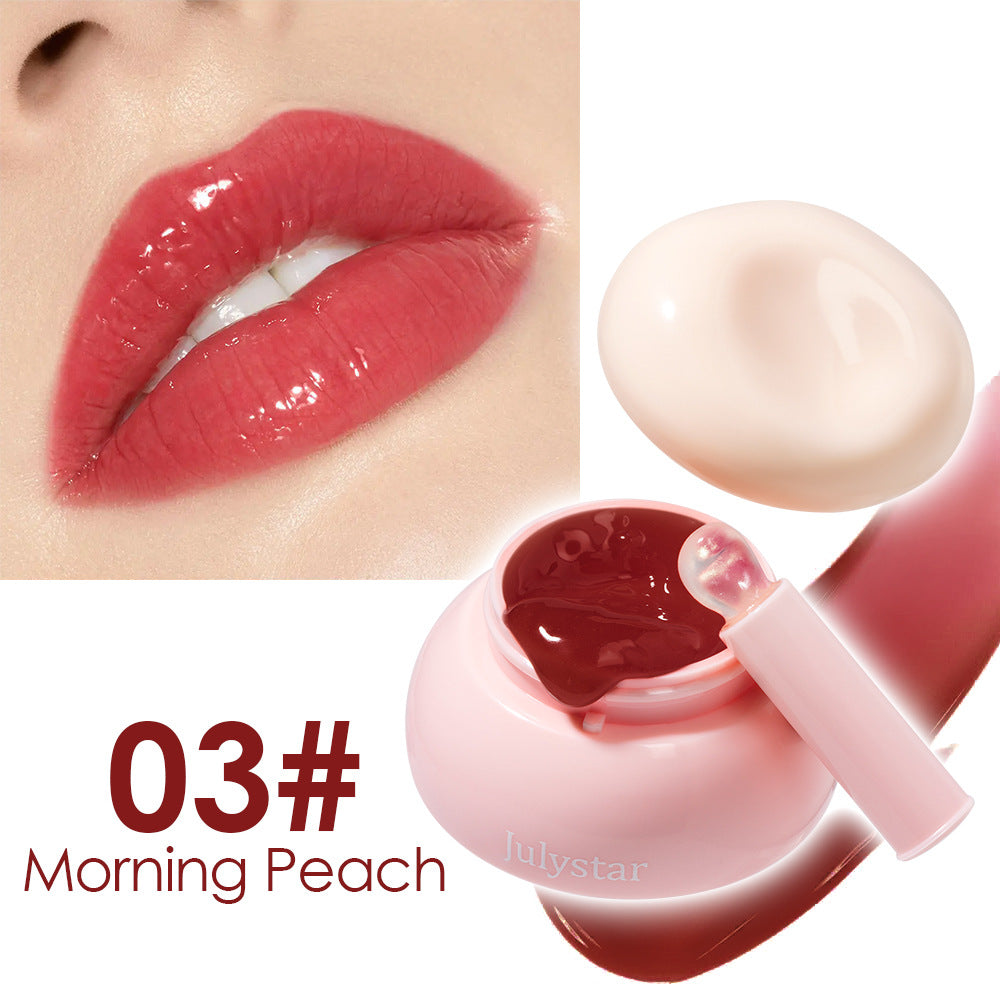 Women's Solid Mirror Shiny Jelly Lip Gloss