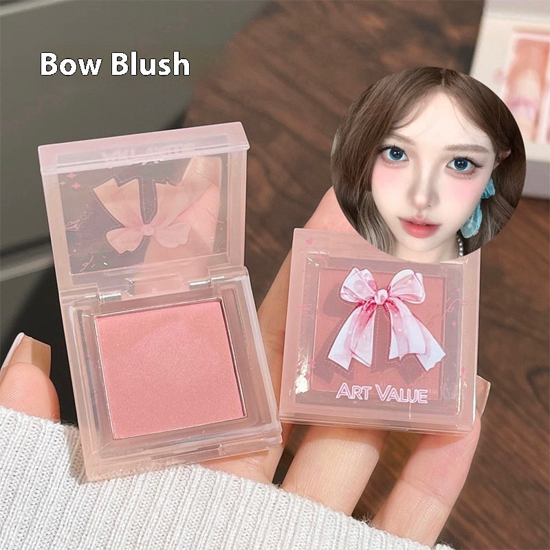 Art Value Butterfly Colored Box Suite Blush Necklace Matte Lip Mud