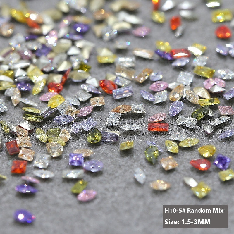 Mini Pointed Zircon Nail Ornament