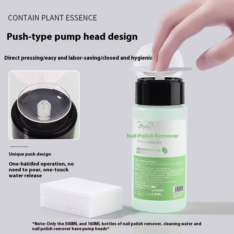 Meidiss Nail Art Press Bottle Nail Remover Cleaning Solution