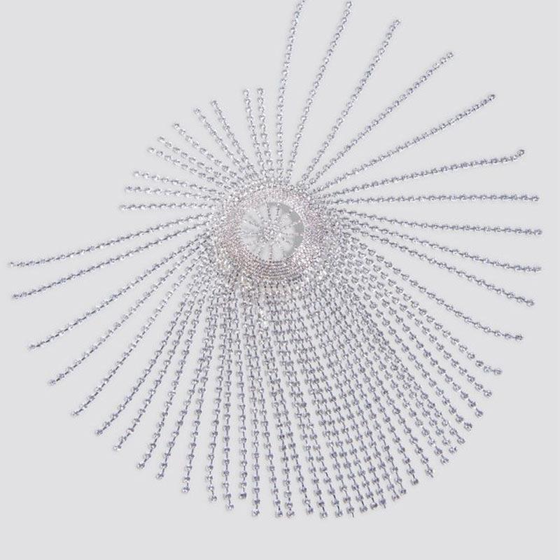 Tassel Headdress Hair Accessories Bridal Rhinestone Wind Headband Drill