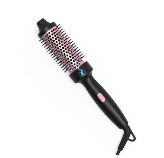 Voluminous Curls Cylindrical Curling Brush Electric Curling Iron Thermal Styling Comb For Short And Long Hair