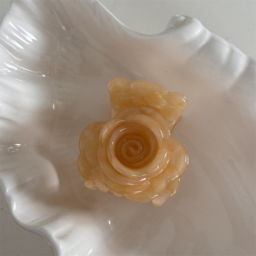 Flower Acetate Hairpin Sweet Petals Simple