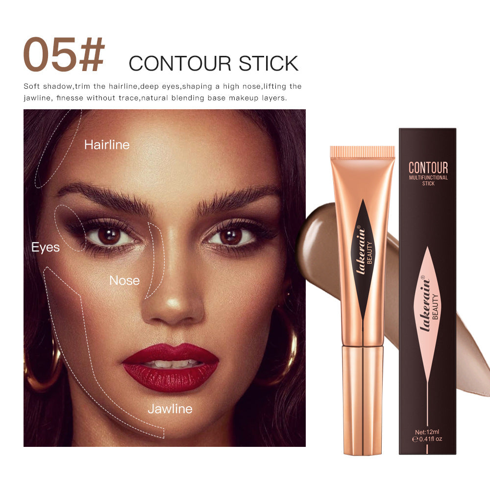 Lakerain Multifunctional Cosmetic Brush Blush Highlight Shading Pen