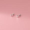 S925 Silver Ear Nail Simple Temperament Thread