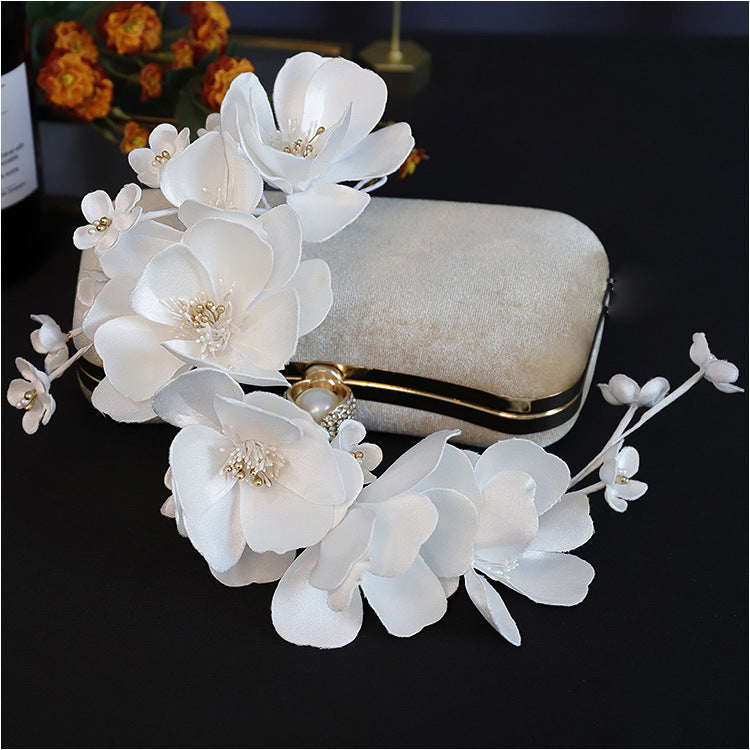 New Fashion Handmade White Petal Headwear