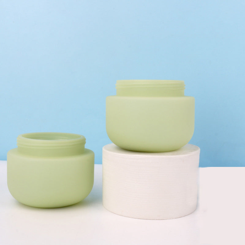 Cream Hair Mask Scrub Bottle Turquoise Matte