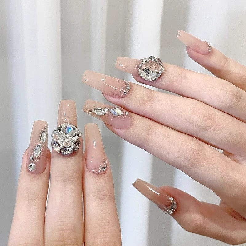 Rock Sugar Nail Crystal Stacked Diamond Accessories
