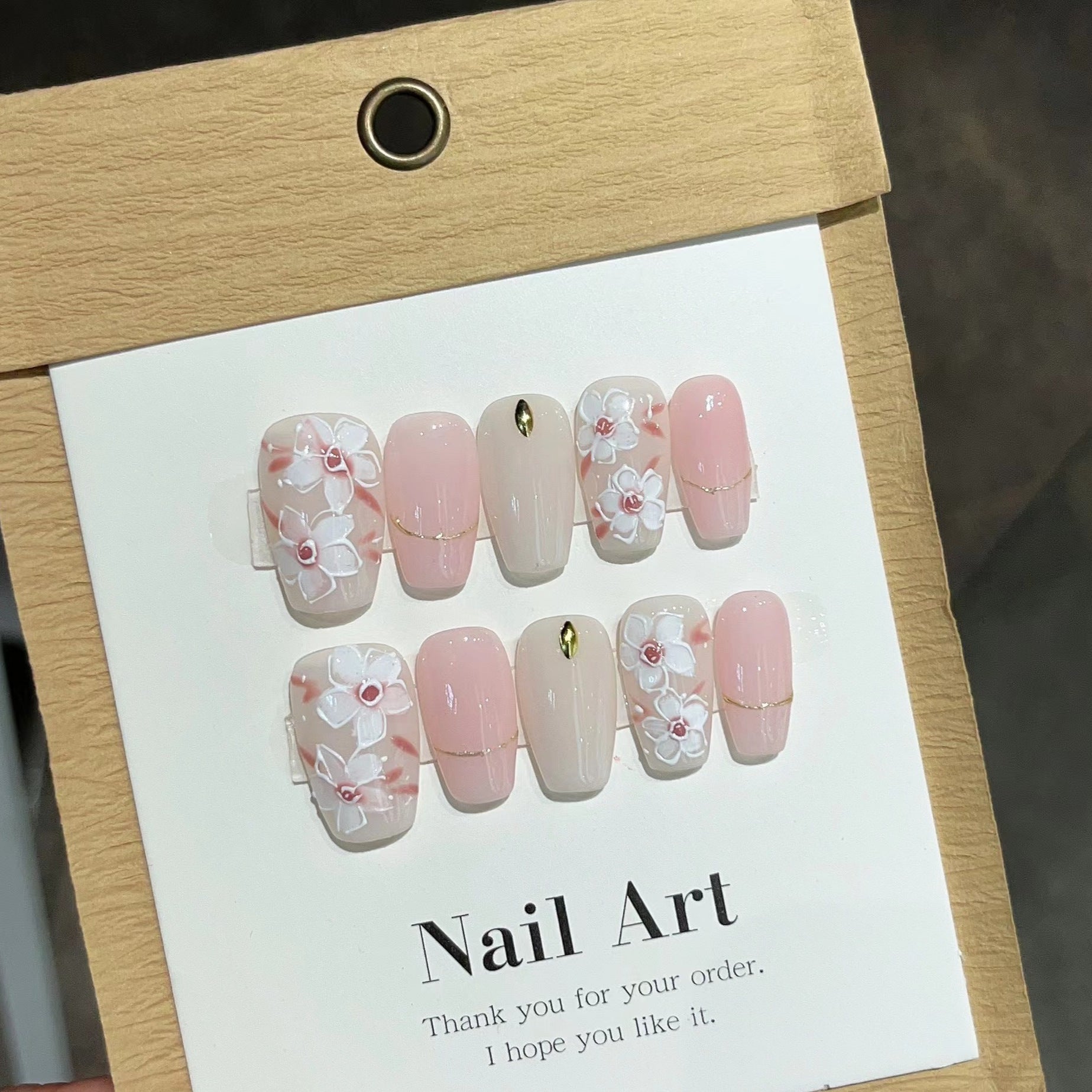 Handmade Nail Art Stickers To Create A Refined Complexion-enhancing And Elegant Look