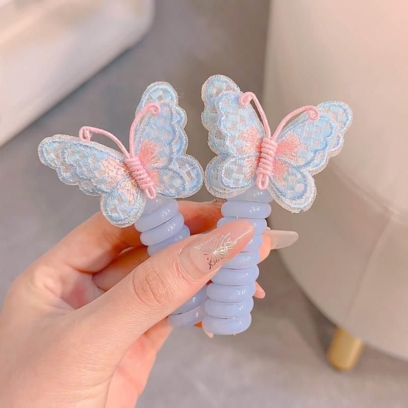 Telephone Wire Hair Ties Hair Rope Hair-binding High Elasticity Not Tight Hair