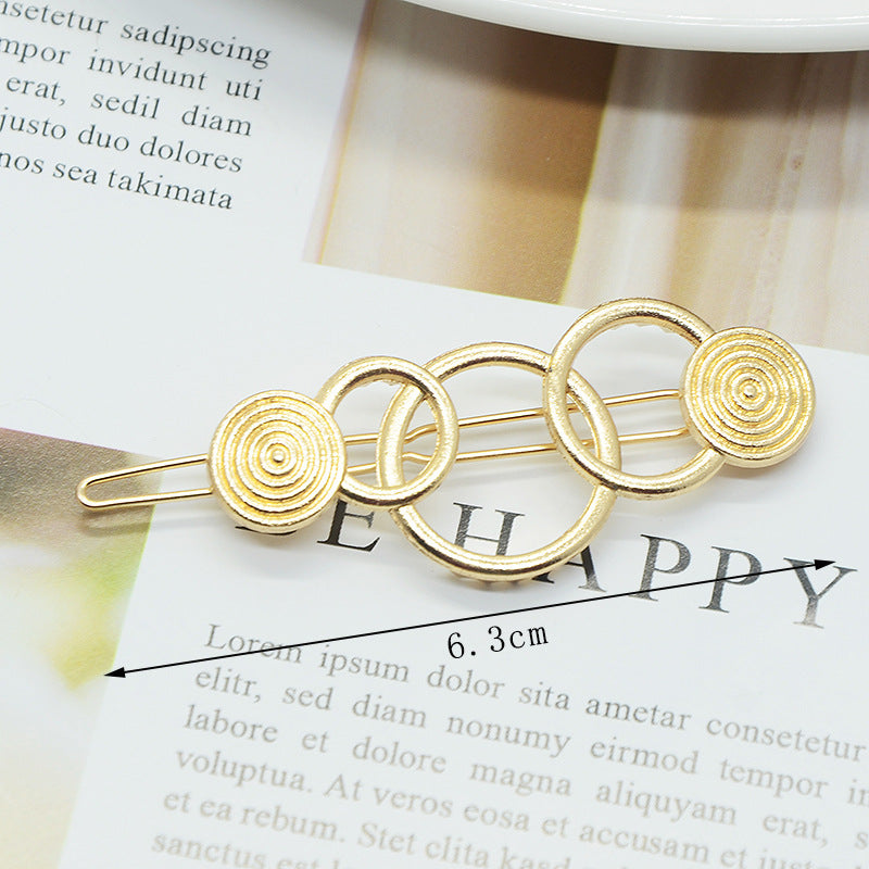 Cute Bow-knot Cupid And Heart-shaped Alloy Hair Clip With A Five-pointed Star Design