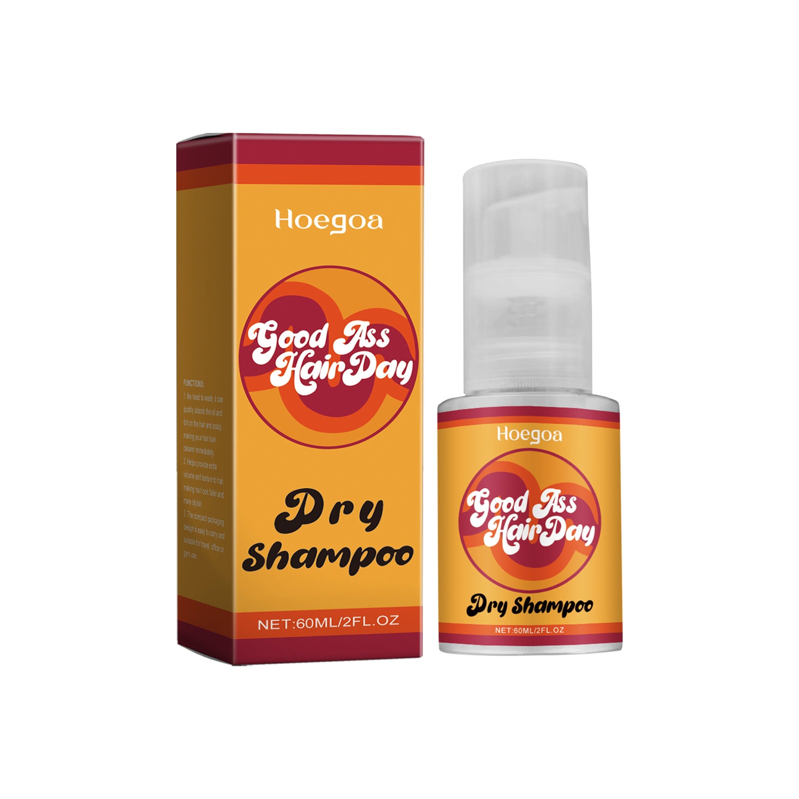 HoeGoa Wash-free Dry Hair Spray Hair Refreshing Repair