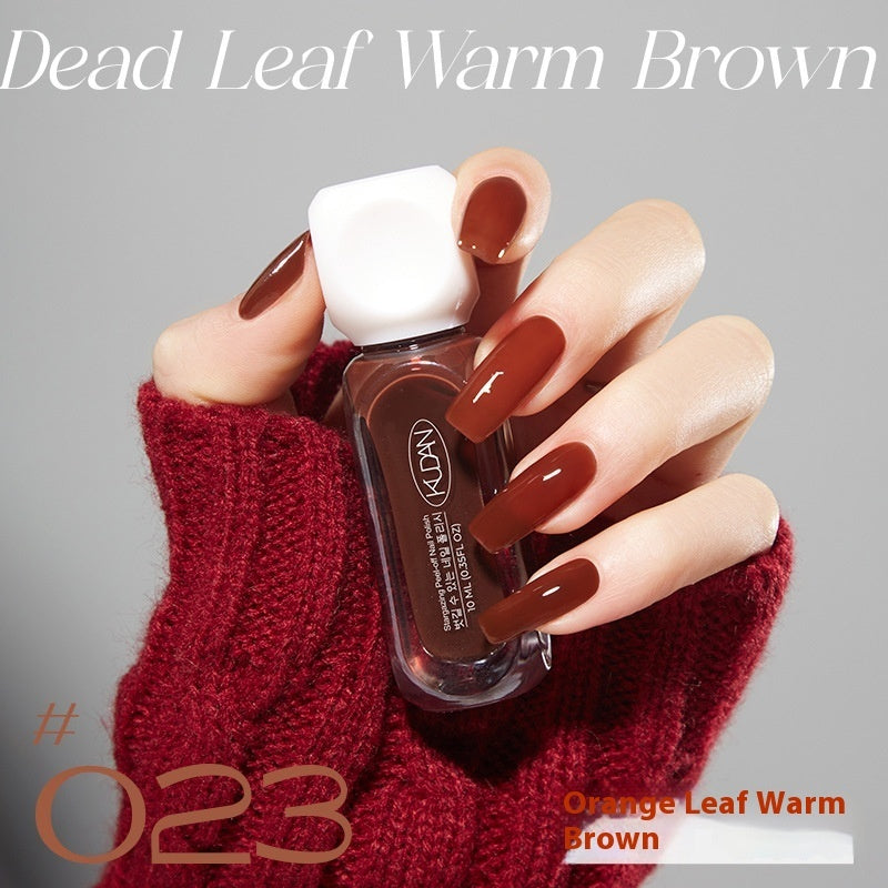 Kudan Water-based Nail Polish Peelable Quick-drying Baking-free Long-lasting Summer Macaron Popular Color