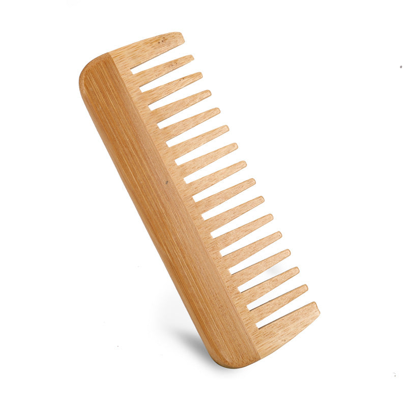 Wide-tooth Biodegradable Antistatic Wooden Comb