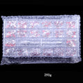 21 Grid Box Nail Enhancement Flat Bottom Glass Rhinestone Jewelry Set