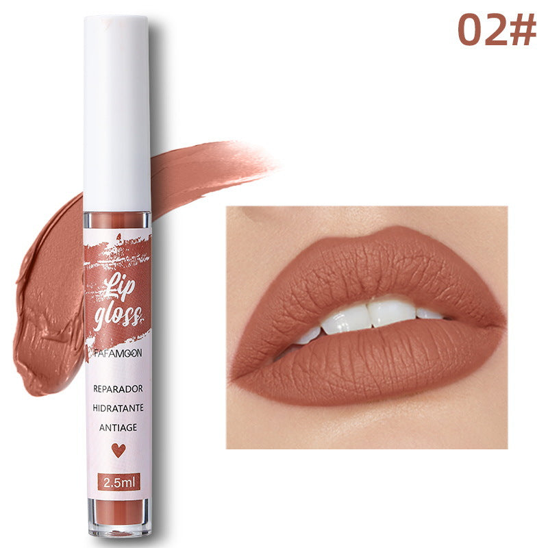 New No Stain On Cup Long-lasting Matte Non-fading Matte Velvet Lip Gloss
