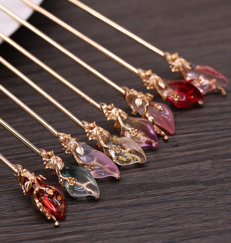 Alloy Hairpin God Stick Hairpin Ancient Style Shaking Hair Accessories Hanfu Accessories