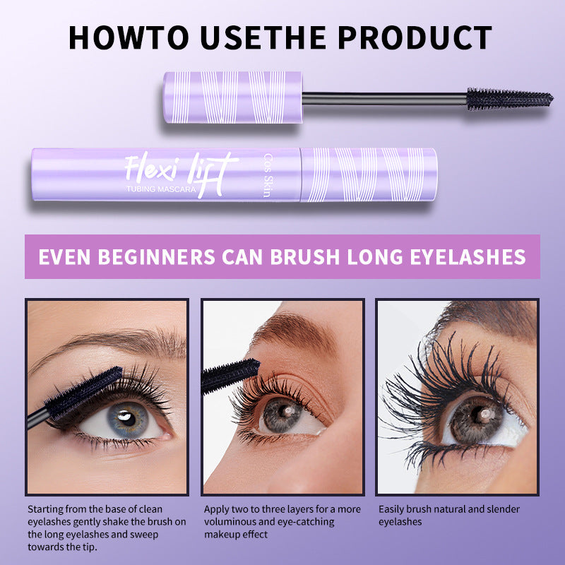 Black, Natural-length, Lengthening And Curling Mascara