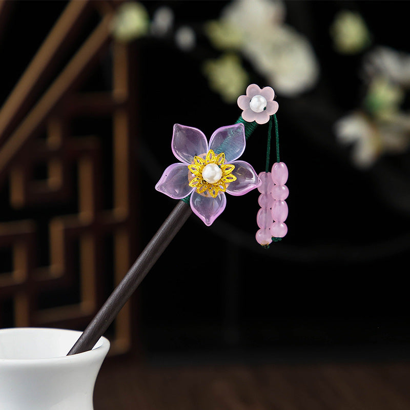 Ebony Hairpin Cheongsam Hanfu Tassel
