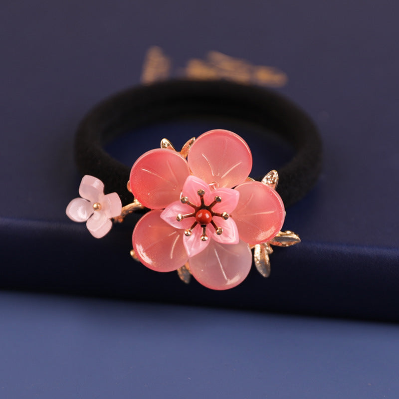 Personalized Headwear With Ponytail Hair Tie