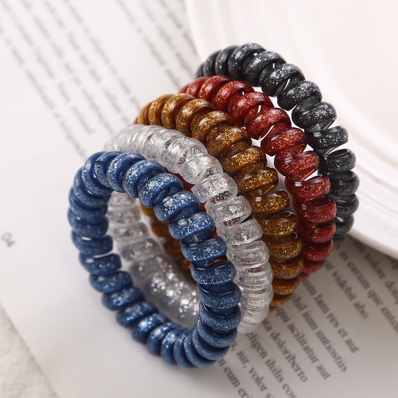 Bold High-stretch Phone Cord For Hair Tie