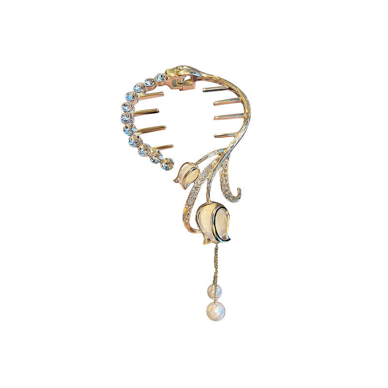 Women's Fashion Rhinestone Pearl Headwear