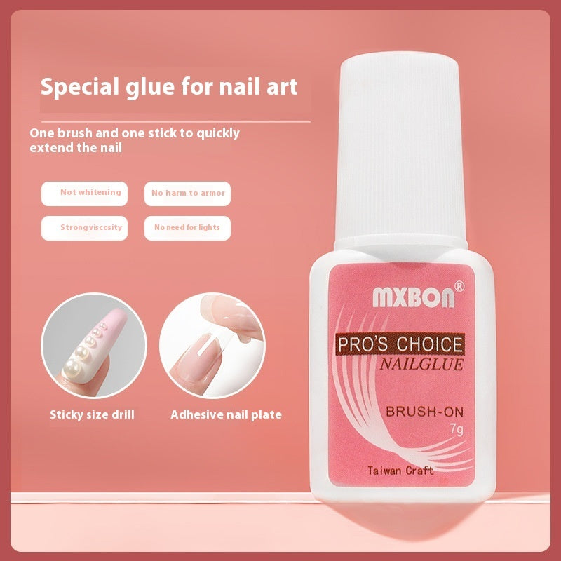 Nail Tip Glue Rhinestone Baking-free Nail Glue Strong And Long-lasting