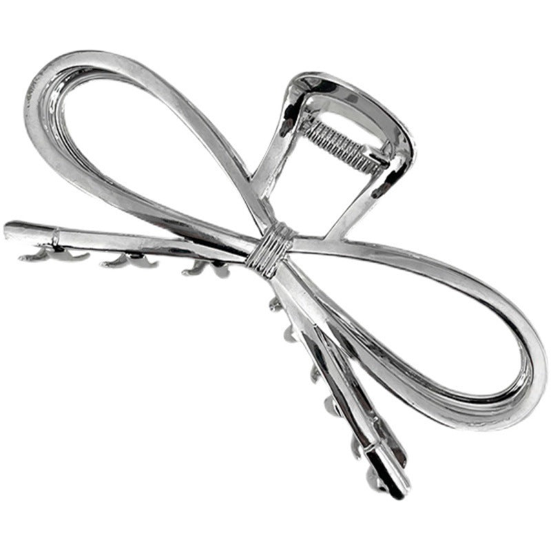 Bow Barrettes Female Back Head Grip