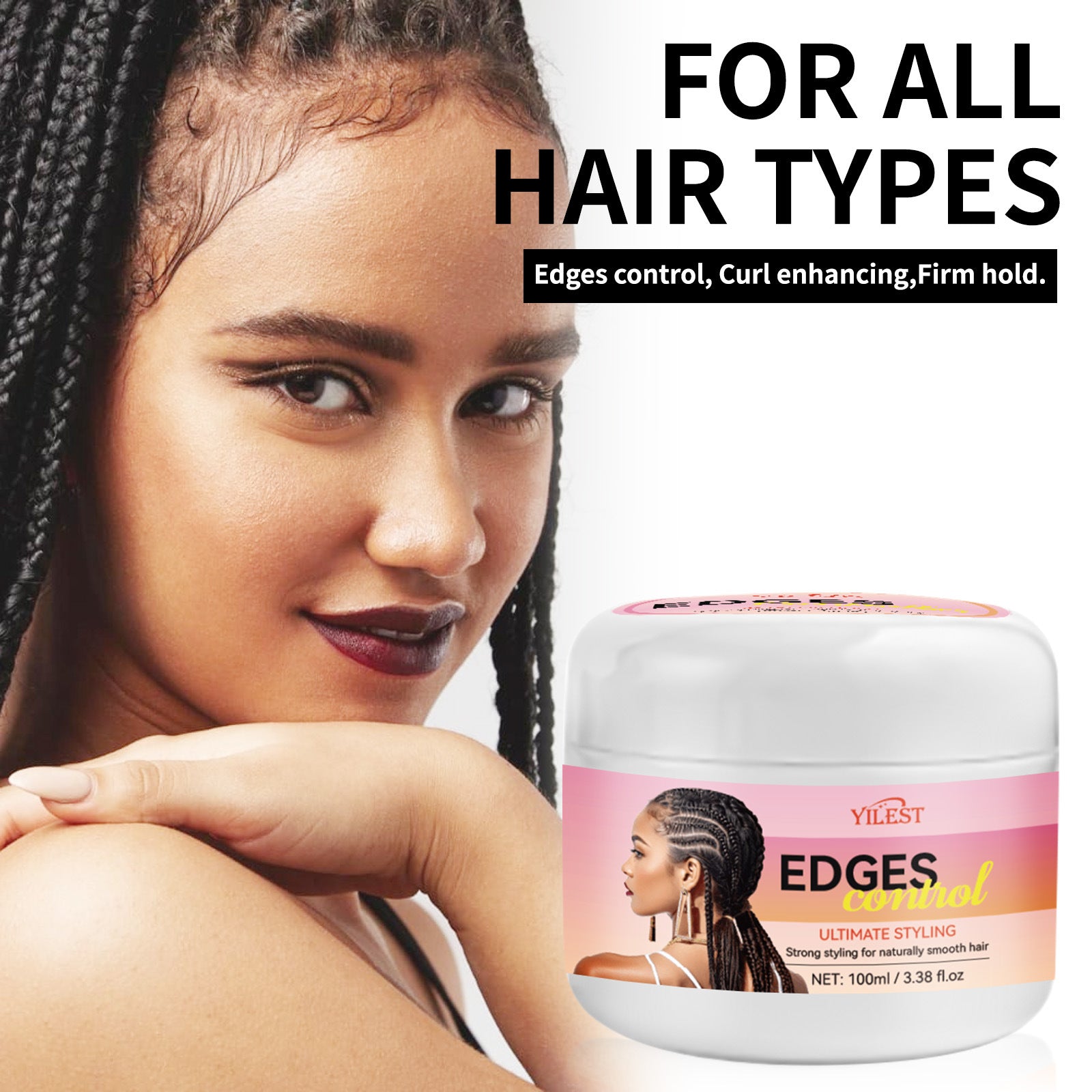 Yilest Hair Weaving Hair-styling Gel Moisturizing Modeling Lasting