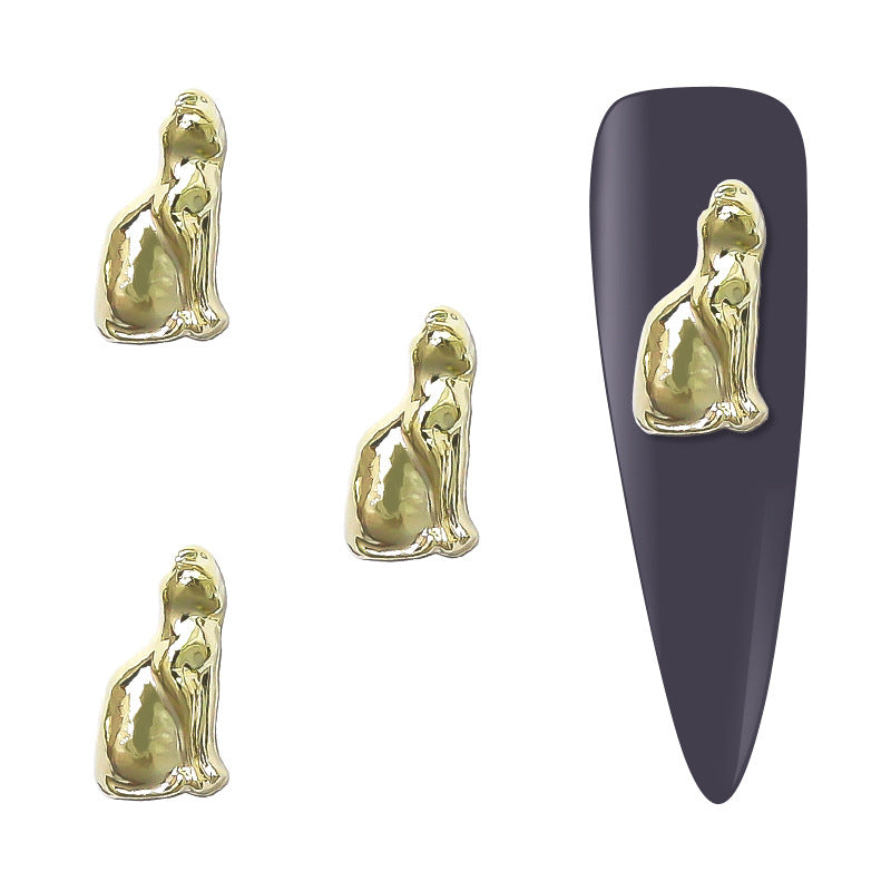 5-piece Alloy Nail Accessories Set
