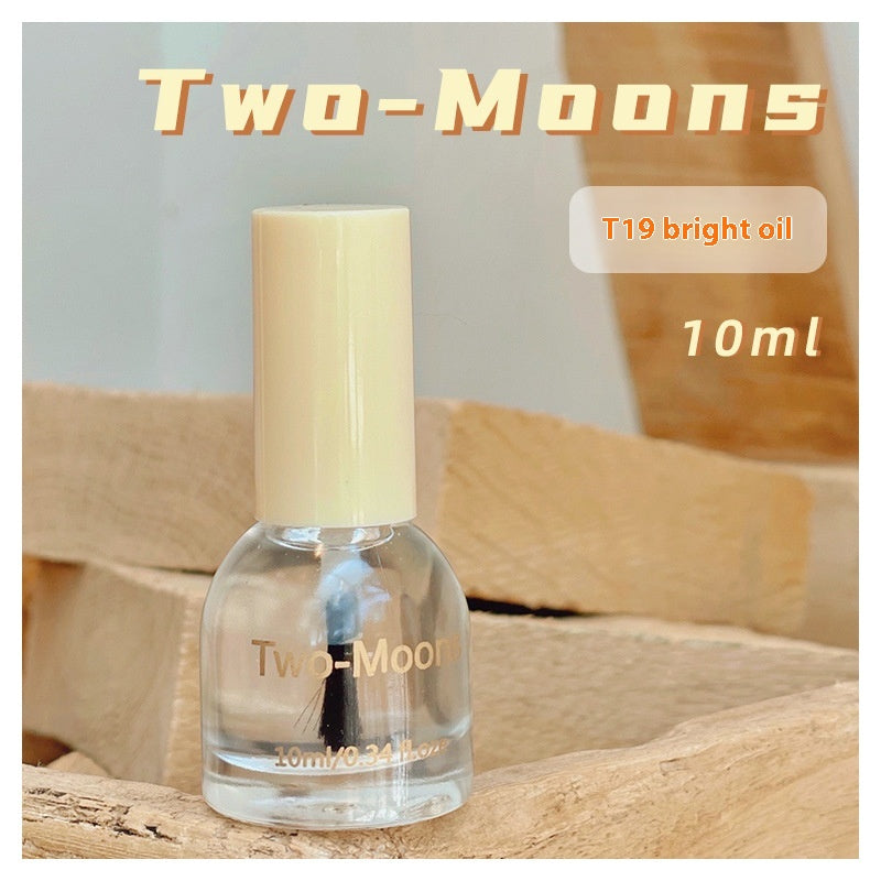 Two-Moons Summer Nail Polish Baking-free Non-tearing Jelly Juicy Grape Amber Strawberry Chopsticks