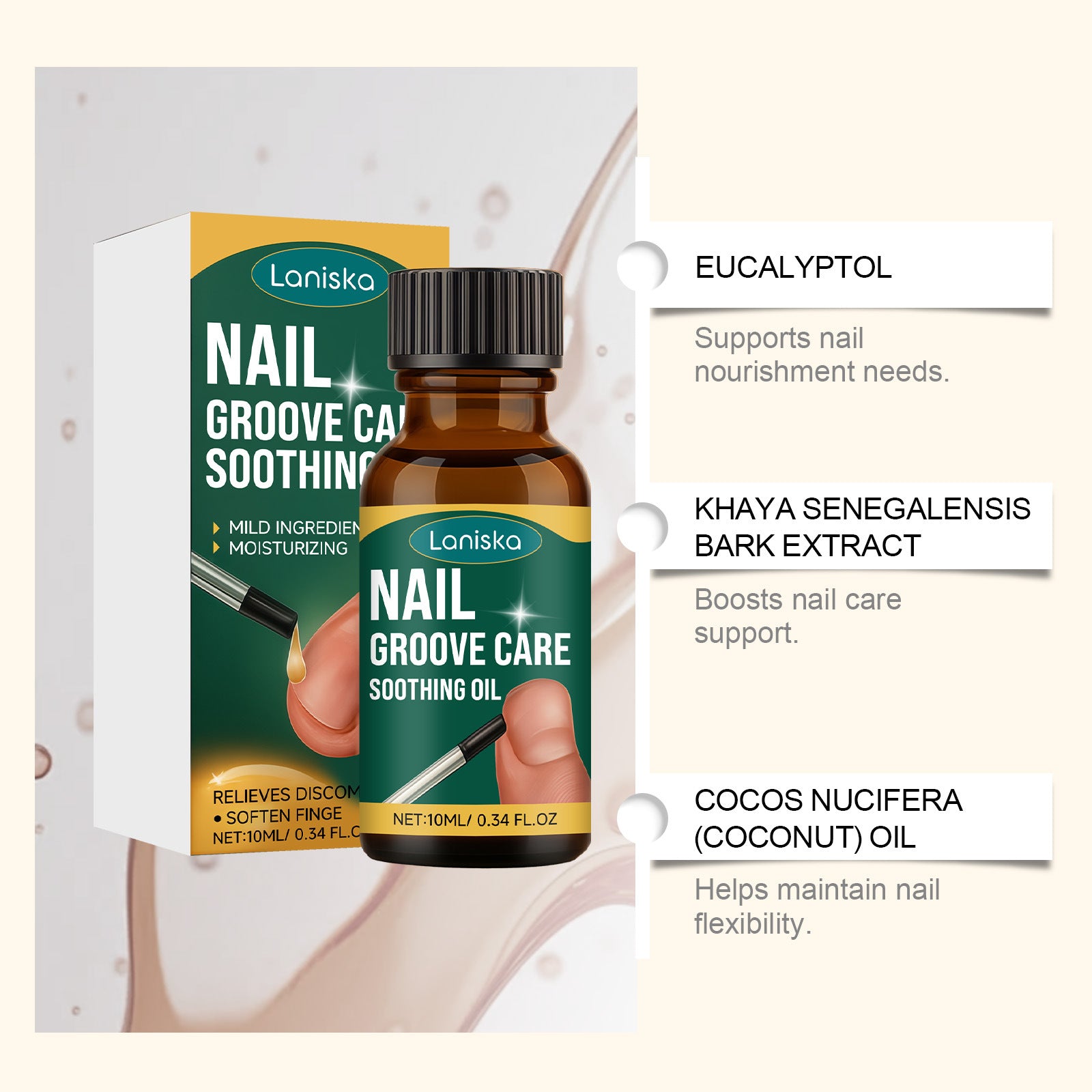 Laniska Nail Groove Care Soothing Oil