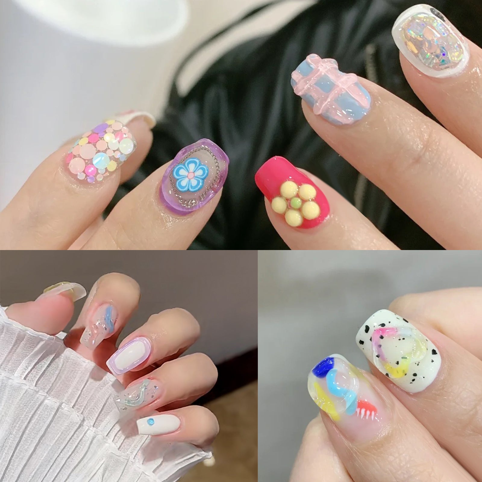 Misscheering 5D Hose Stereoscopic Nail Polish Candy Macaron Jelly Leave-In Gel