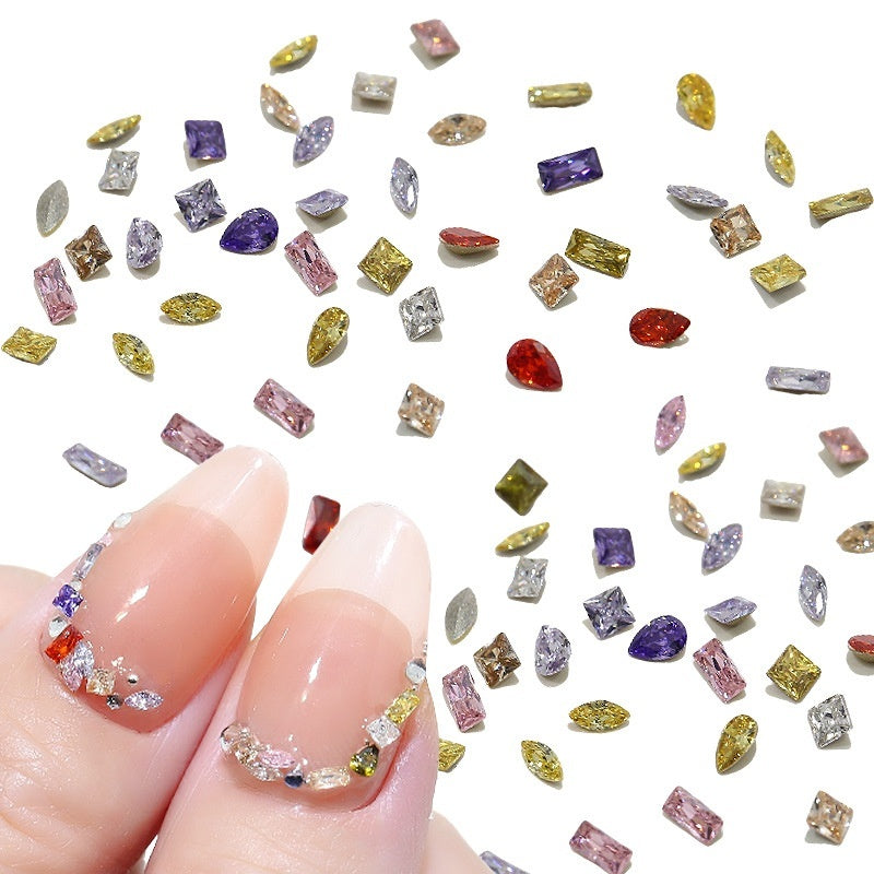 Mini Pointed Zircon Nail Ornament