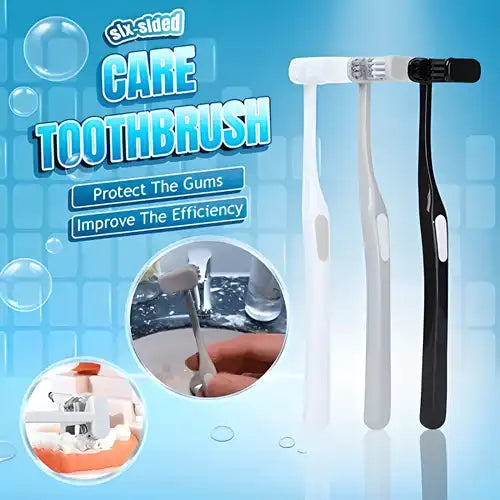 Frs Six-Sided Care U-Shaped Soft Bristled Toothbrush Fully Cover Oral Care For Adults & Kids