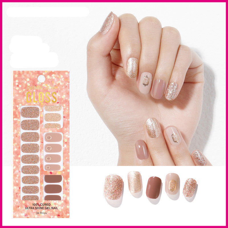 Dashing Diya Gloss Nail Art Nail Sticker Patch Star Same Style No-Bake Wearing Nail Polish