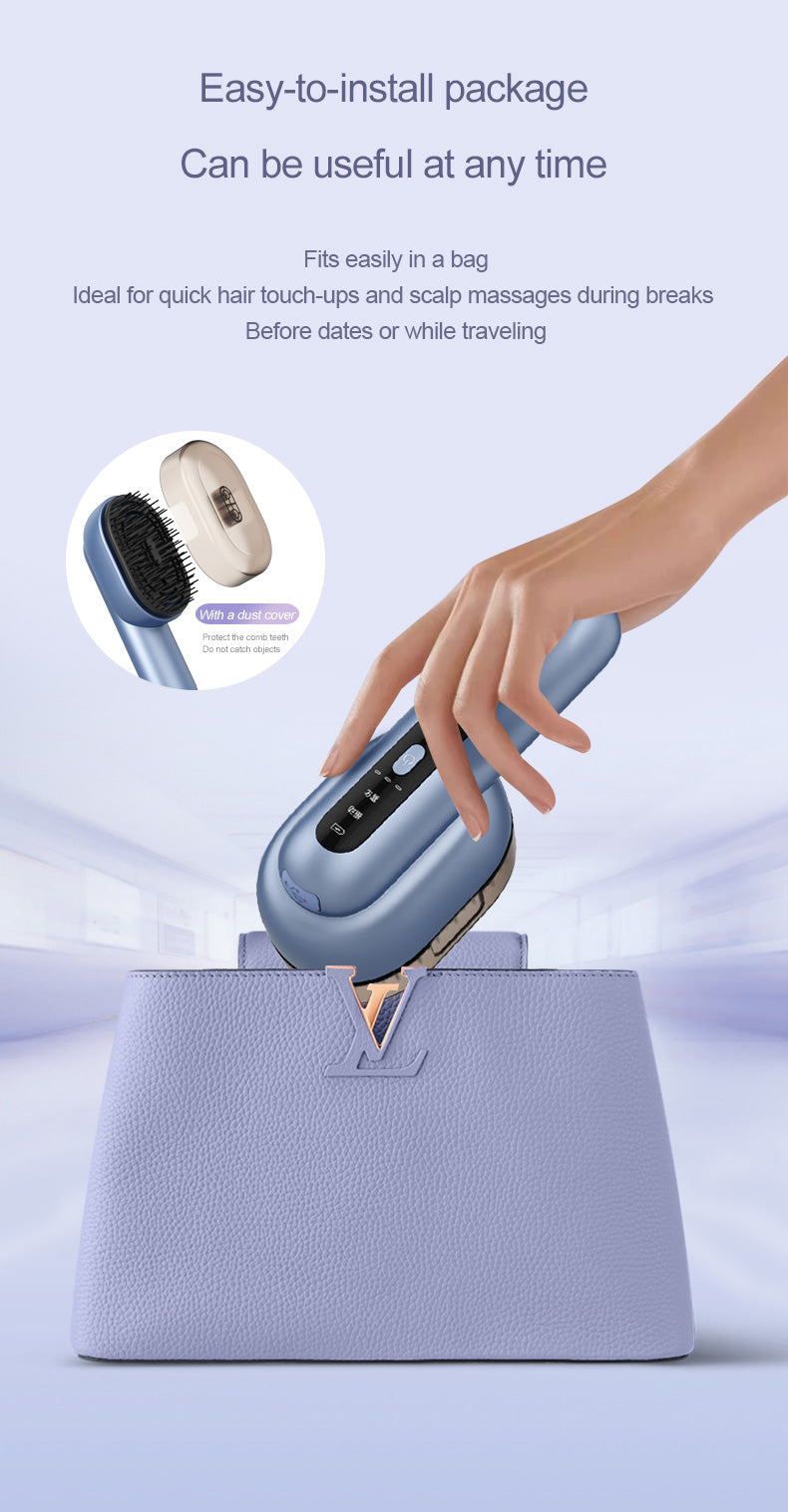 Vibrating Heated Essential Oil Hair Massage Comb