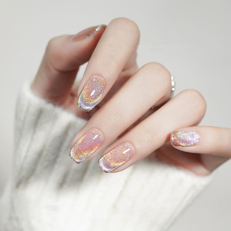 Bole Colorful Laser Cat Eye Nail Polish