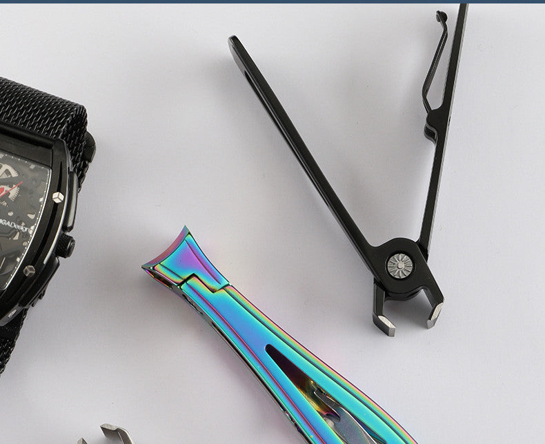 Large Opening Nail Clippers Stainless Steel Single