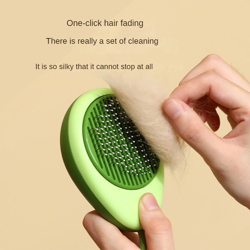 Pet Hair Removal Comb Cat New Style To Puff Hair Needle Comb One-key Hair Removal Dog Knot Comb Cleaning Supplies
