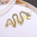 South Korea Vintage Court Rhinestone Snake Barrettes