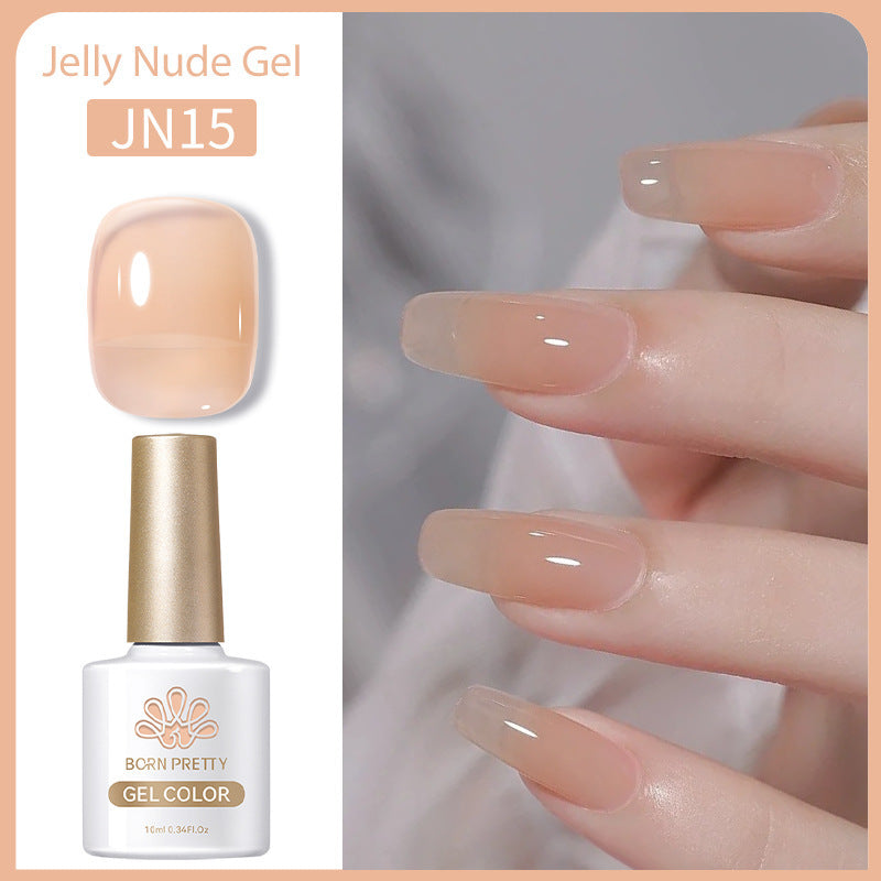 Born Pretty Nail Polish Transparent Color UV Polish Jelly Phototherapy Plastic