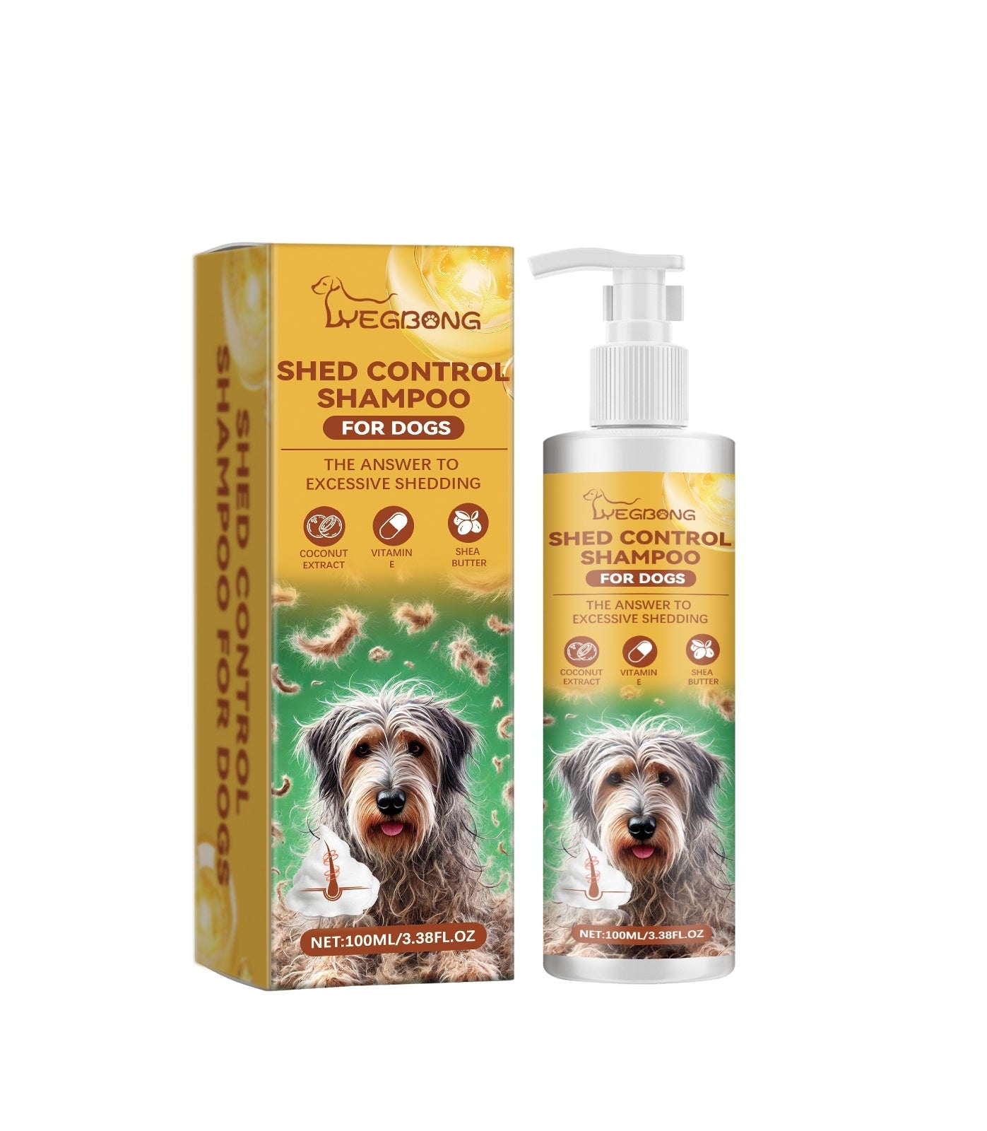YegBong Odor Control Pet Shampoo For Dogs