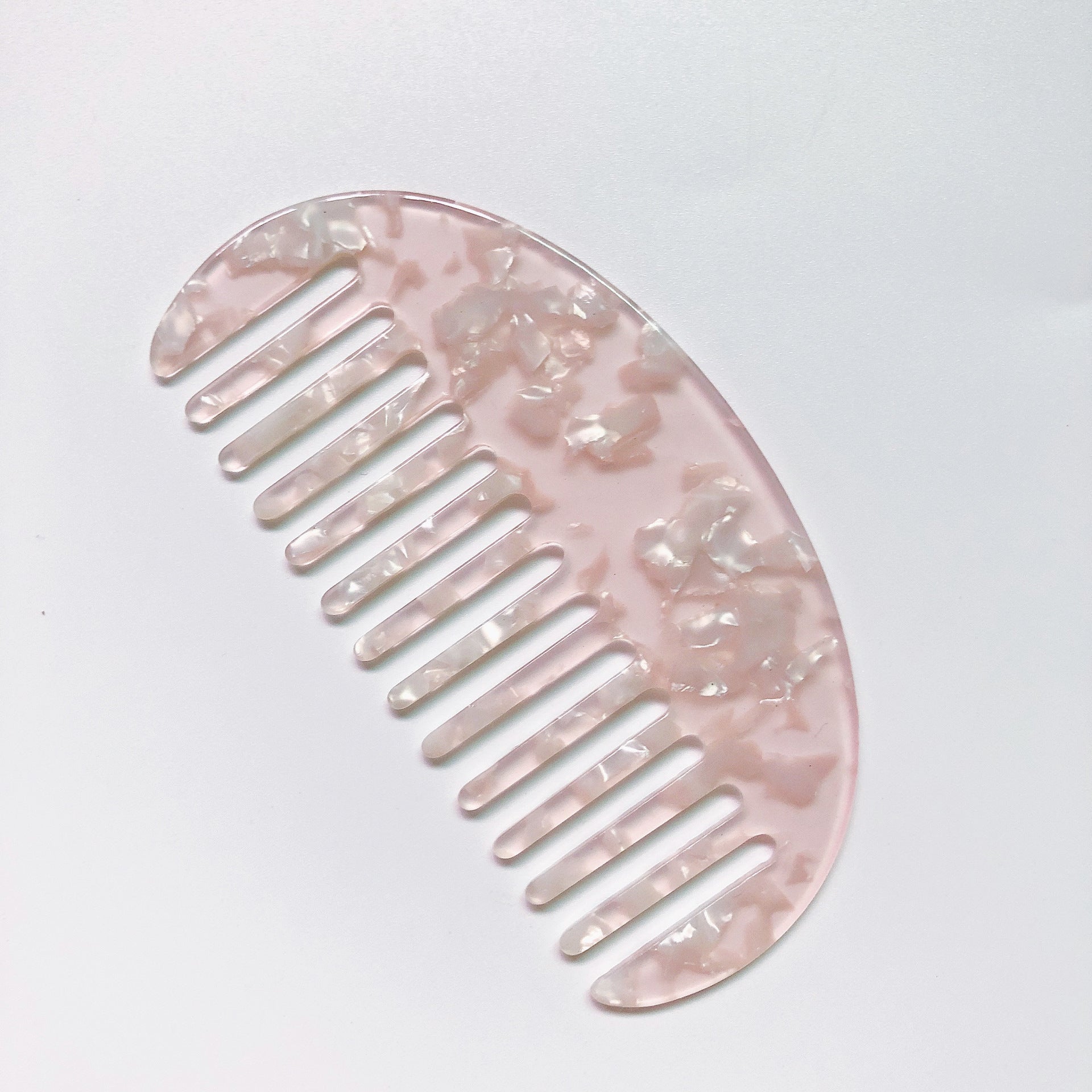Retro Cute Elegant Semicircle Acetate Plate Geometric Comb