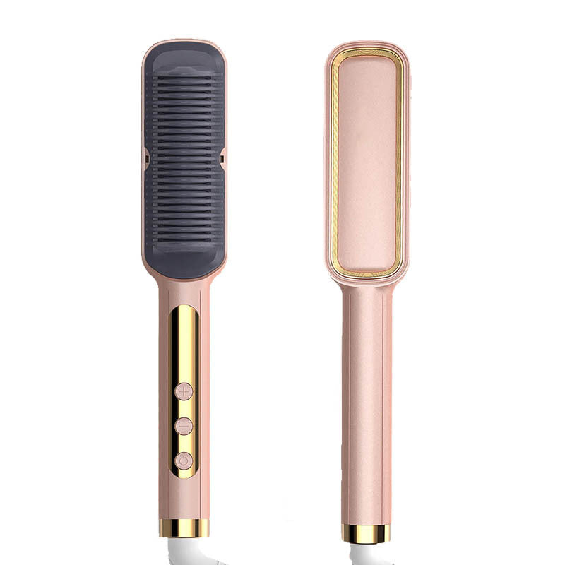 Heating Straight Hair Comb With Display Does Not Hurt Your Hair