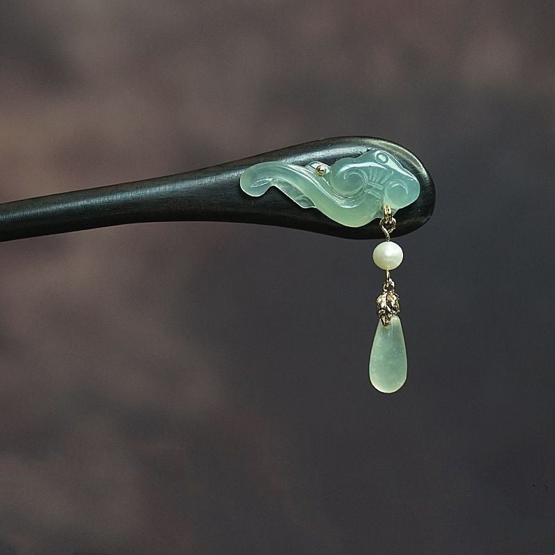 Ancient-style Handmade Hairpin For Updo With Long Hairpin